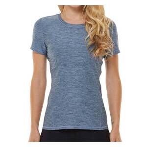 NEW SHAPE ACTIVE short sleeve trail tee in blue
